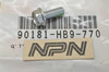NOS Honda TRX250 R TRX250X TRX300 TRX300EX XR650 R Flange Bolt 90181-HB9-770