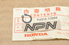 NOS Honda ATC200 CB400 CB450 CR125 CX500 QA50 TRX200 Circlip 94510-11000