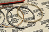 NOS Honda 1977-78 XL75 XR75 .25 Oversize Piston Rings for 1 Piston 13021-153-015