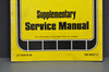 Vintage 1978 Yamaha XT500 E Shop Service SUPPLEMENT Manual 