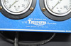 Vtg Triumph Lubrication System Test Set Motorcycle Tool Dunleer GT703 JT763 Gauge