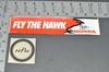 Vintage NOS 1977 Honda CB400T Hawk Motorcycle Promotional Decal Sticker