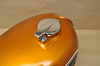 NOS Honda CB500 K1 Fuel Gas Tank and Cap Candy Gold Custom 17050-323-000 MZ