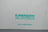 Vtg 1986-88 Kawasaki Motorcycle Shop Model Recognition Manual 99930-1004-01