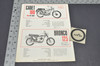 Vintage NOS 1966 Ducati Cadet 100 Bronco 125 Scrambler 250 Sebring 350 Brochure 