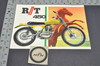 Vintage NOS 1971 Ducati 450 R/T Desmo Motorcycle Dealer Sales Brochure 