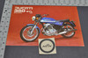 Vtg NOS 1976 Ducati 350 GTL Twin Bicilindrico Motorcycle Dealer Sales Brochure