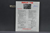 Vintage NOS Ducati 750 Motorcycle Dealer Spec Sheet Sales Brochure
