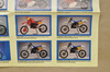 Vintage 1988 Cagiva Ducati Husqvarna Motorcycle Spec Poster Brochure