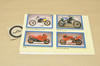 Vintage 1988 Cagiva Ducati Husqvarna Motorcycle Spec Poster Brochure