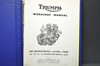 Vintage Triumph T90 Tiger 90 T100 Tiger 100 Workshop Shop Service Manual