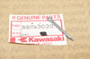 NOS Kawasaki F9 G5 KD80 KE100 KH125 KZ650 KZ750 MC1 S1 S2 Cotter Pin 550D3030