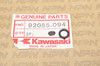 NOS Kawasaki 1976-84 KZ750 LTD CSR Cylinder Jug Dowel Pin O-Ring 92055-094