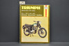 Vintage 1958-73 Triumph 350-500 Unit Twins Haynes Motorcycle Service Manual