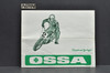 Vtg 1970 OSSA Motorcycle Brochure Dick Mann Pioneer Stiletto Wildfire Plonker