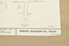 Vintage 1955-56 Triumph 5 TAC 6 TAC Motorcycle Lucas Wiring Diagram W2337 