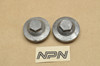 Vtg Used OEM Honda C100 C102 C105 C110 C200 CT200 Tappet Cover Qty2 12361-001-020