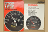 Vtg 1980 Honda Motorcycle 600 Mile Check Up Dealer Service Posters Lot of 2