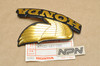 NOS Honda 1980-82 CB750 C CB900 C Left Fuel Gas Tank Badge Emblem 87122-461-000