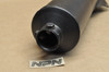 NOS Kawasaki 1980-81 KDX80 Flat Black Muffler Exhaust Pipe Spark Arrester 18001-1111