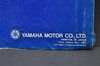 Vintage 1975 Yamaha XS500 C Motorcycle Parts List Book Diagram Manual