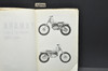 Vintage 1973 Yamaha TY80 A Motorcycle Parts List Book Diagram Manual