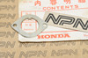 NOS Honda CB350 CB450 CL175 CL350 CL450 SL350 Petcock Plate 16961-298-000