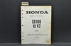 Vtg 1970-72 Honda CB100 K0-K2 Super Sport 100 Parts Catalog Book Manual