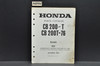 Vtg 1975 Honda CB200 T 1976 CB200 T Parts Catalog Book Diagram Manual