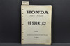 Vtg 1973 Honda CB500 K0-K2 Parts Catalog Book Diagram Manual