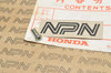 NOS Honda CT70 CT70H PC50 QA50 Z50 A Throttle Tube Mount Screw 90101-063-000