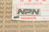 NOS Honda CT70 CT70H PC50 QA50 Z50 A Throttle Tube Mount Screw 90101-063-000