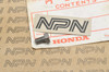 NOS Honda CL125 CT110 CT70 CT90 QA50 S65 TL125 Z50 Hex Bolt 5x8 92000-05008-4J