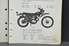 Vtg 1976-77 Honda XL175 '76 '77 Parts Catalog Book Diagram Manual