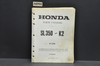Vtg 1969-73 Honda SL350 K0-K2 Parts Catalog Book Diagram Manual 1st Ed