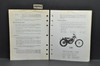 Vintage 1975 Honda TL250 Trials 250 Parts Catalog Book Diagram Manual