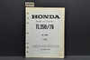 Vtg 1976 Honda TL250 76 Trials 250 Parts Catalog Book Diagram Manual