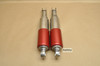 Vintage Used OEM Yamaha YCS1 Bonanza Left & Right Rear Shock Red 174-22210-01