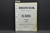 Vintage 1973 Honda CL350 K5 Scrambler 350 Parts Catalog Diagram Manual