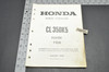 Vintage 1973 Honda CL350 K5 Scrambler 350 Parts Catalog Diagram Manual