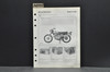 Vintage 1974 Honda CL200 Scrambler Motorcycle Dealer Set Up Instruction Manual