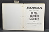 Vintage 1969-71 Honda CL70 K0-K2 Parts Catalog Book Diagram Manual