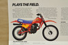 Vtg NOS 1984 Honda XR200 Motorcycle Dealer Sales Spec Brochure