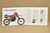Vintage NOS 1984 Honda XR500 R XR350 R Dealer Sales Spec Brochure