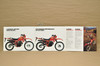 Vintage NOS 1984 Honda XL350 R XL250 R Dealer Sales Spec Brochure