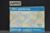 Vintage 1985 Honda NB50 M Aero 50 Scooter Owners Manual