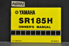 Vintage NOS 1981 Yamaha SR185 H Motorcycle Owners Manual First Edition