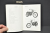 Vintage NOS 1972 Yamaha DT2 250 RT2 360 MX Enduro Motorcycle Owners Manual