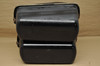 Vtg Used Honda Yamaha Kawasaki Motorcycle Triple A Black Fiberglass Saddle Bag Lot