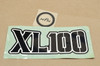 NOS Honda XL100 K0 Side Cover Emblem Decal 87128-364-670